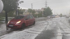 Невиждано тежка градушка удари в Пловдивско