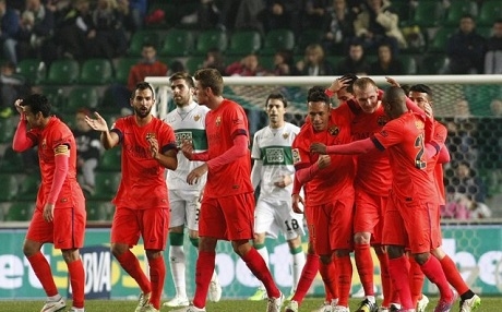 Резервите на Барса разгромиха Елче с 4:0