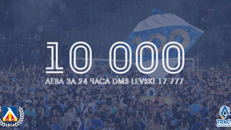 Левски обяви резултатите през първите 24 часа на SMS кампанията