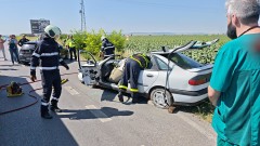 Тежка катастрофа с пострадали край Пазарджик