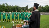 Свещеник освети първата тренировка на Добруджа на обновения стадион в Добрич