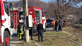 Общинска къща изгоря до основи при пожар в Русе