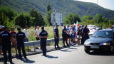  Протестиращи блокираха и пътя Е-79 към Гърция 