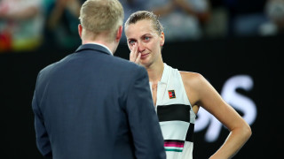 Чехкинята Петра Квитова се разплака след победата си над австралийката