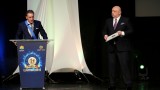 Собственикът на Лудогорец Кирил Домусчиев бе удостоен с "Венец на победителя"