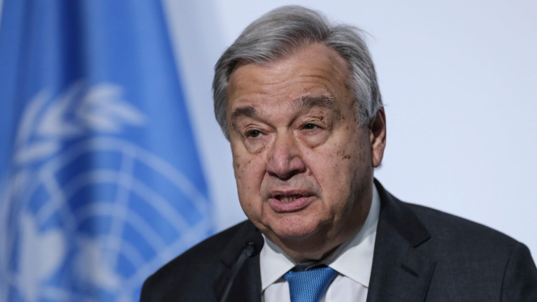 Генералният секретар на ООН Антонио Гутериш предупреди в понеделник, по