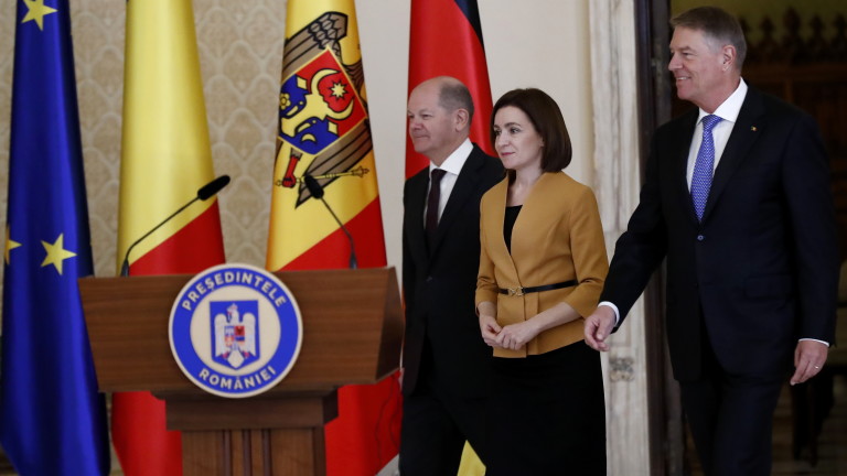 Шолц е в Букурещ, за да укрепи подкрепата за Румъния и Молдова