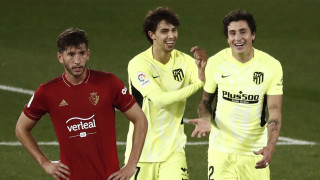 Атлетико Мадрид дебне отблизо лидерите в Ла Лига след трети