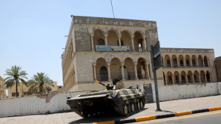 Иракските сили за сигурност са открили огън по дрон летящ