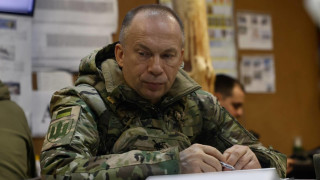 Главнокомандващият на украинските въоръжени сили Олександър Сирски и министърът на