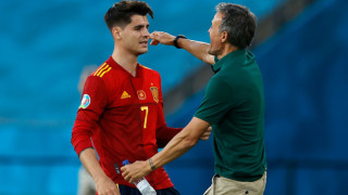 Нападателят на испанския национален отбор Алваро Мората преживява трудни моменти