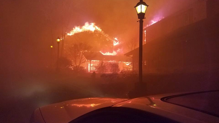 Горски пожари в щата Тенеси взеха 10 жертви, 45 души са били ранени 