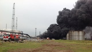 Сграда на бивш електрозавод се запали в руската столица Москва