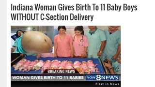 Жена роди 11 деца за 37 минути