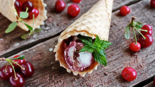 Сладолед от сняг