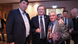 Легендата на българския и световния волейбол Димитър Каров бе приет