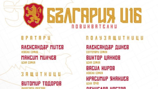 Селекционерът на България U16 Светослав Петров обяви разширения състав за