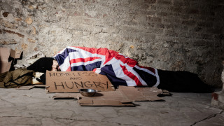 В момента най малко 280 000 души са бездомни в Англия