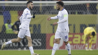 Нападателят на ЦСКА Йоанис Питас отбеляза единствения гол за Кипър