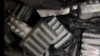 120 000 таблетки съдържащи различни психотропни вещества и 40 кг