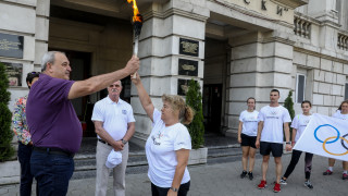 Заместник министърът на младежта и спорта Стоян Андонов участва в посрещането
