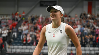 Ига Швьонтек която в събота спечели за трети пореден път