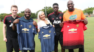 Звезди на Юнайтед се срещнаха с такива от кеча