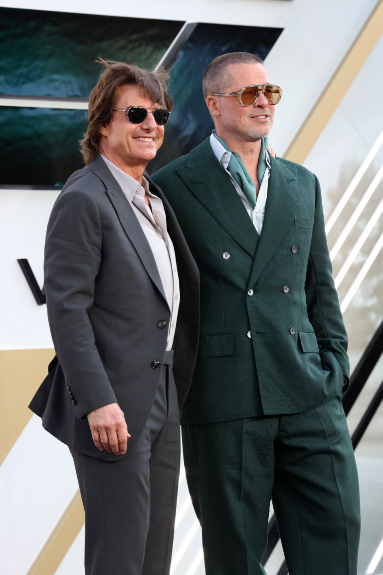 Том Круз и Брад Пит на премиерата на