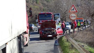 Почина жена, ранена в катастрофа в Кресненското дефиле