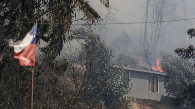 Броят на загиналите при горските пожари в Чили , съобщи
