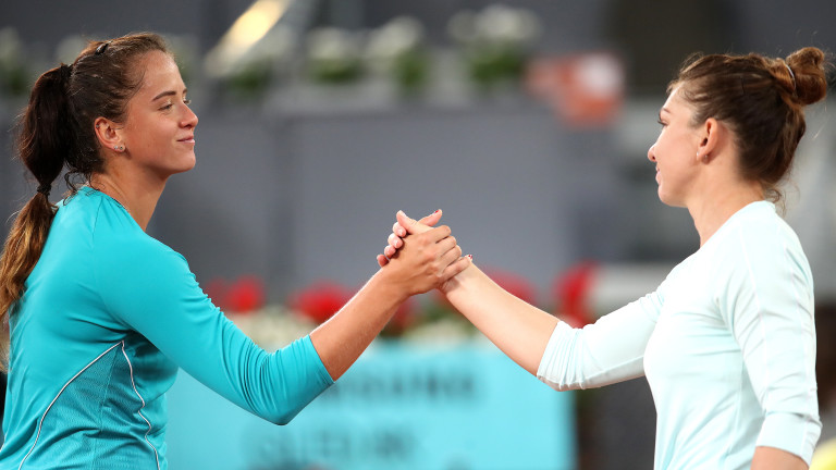 Симона Халеп даде само 12 точки на Виктория Кузмова на осминафинала в Мадрид