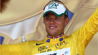 Тор Хусховд с жълтата фланелка на Тур дьо Франс