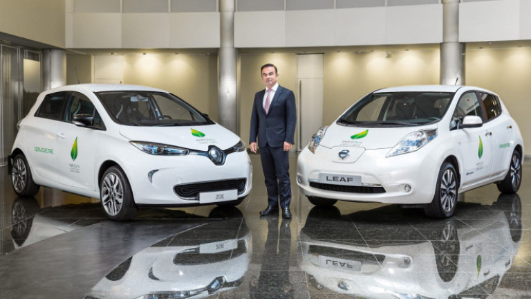 Автомобилният алианс Renault-Nissan-Mitsubishi планира да пусне 12 нови, напълно екологични
