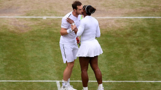 Звездното дуо Мърина включващо бившите световни №1 в мъжкия и