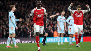 Крилото на Арсенал Букайо Сака изрази радостта си след драматичната