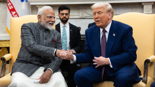 Индийският премиер Нарендра Моди се срещна с Доналд Тръмп в