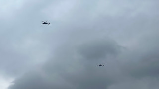 Вертолети на Въоръжените сили на САЩ в Европа изпълняват полети