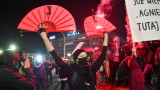 Сблъсъци и сълзотворен газ в Полша по време на поредния протест в защита на аборта
