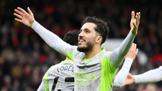 Нападателят на Манчестър Сити Райън Шерки записа името си в