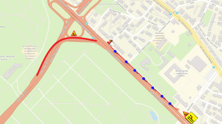 Ремонт затваря тунела към столичния булевард Пейо Яворов съобщават от Столична