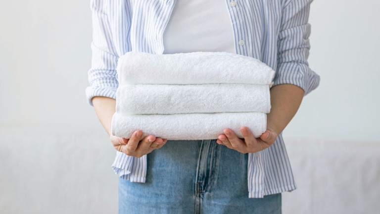 Как да имаме бели и пухкави кърпи