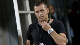 Брифингът на треньора на Локомотив Пд Бруно Акрапович преди битката