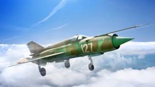 Самолет МИГ-21 се разби в необитаемия горски район на Слатина
