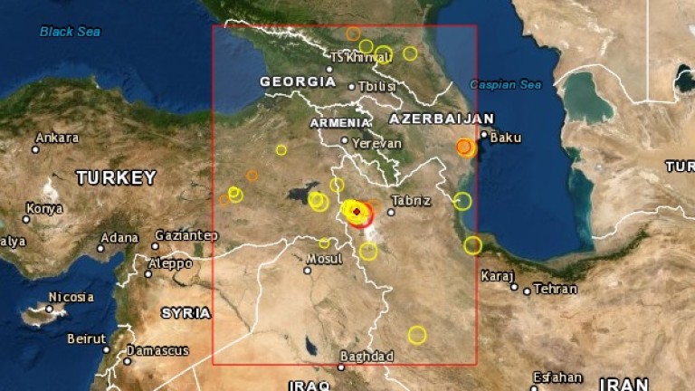 8 загинали при земетресение 5,7 по Рихтер на турско-иранската граница