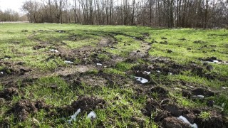 От Община Ямбол негодуват че шофьорите навлизат в тревните площи