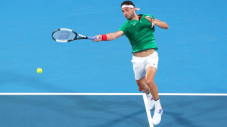 Българският отбор по тенис поведе в резултата в решителния сблъсък