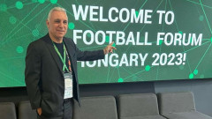 Христо Стоичков лектор на унгарски футболен форум 