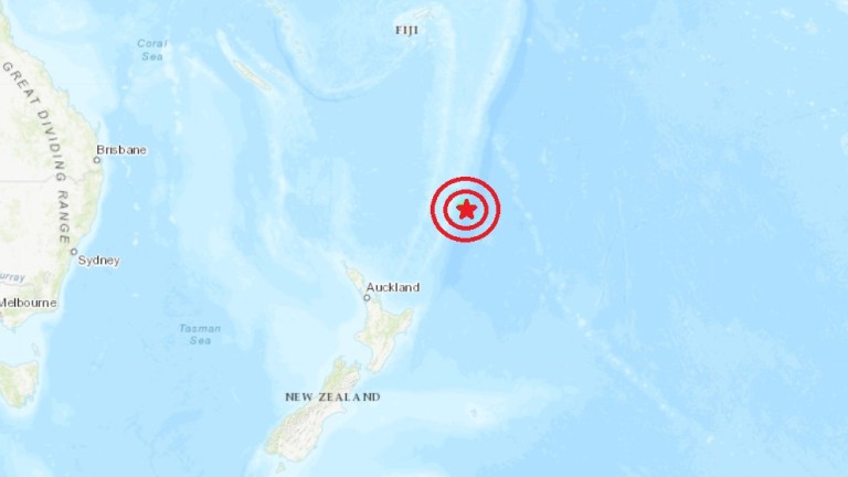 Земетресение от 6.3 по Рихтер във водите край Нова Зеландия