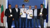  Красен Кралев връчи почетни плакети на медалистите от Световното състезание за кадети по таекуондо WTF 