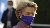 Урсула фон дер Лайен напусна срещата на върха на ЕС заради коронавирус в екипа й